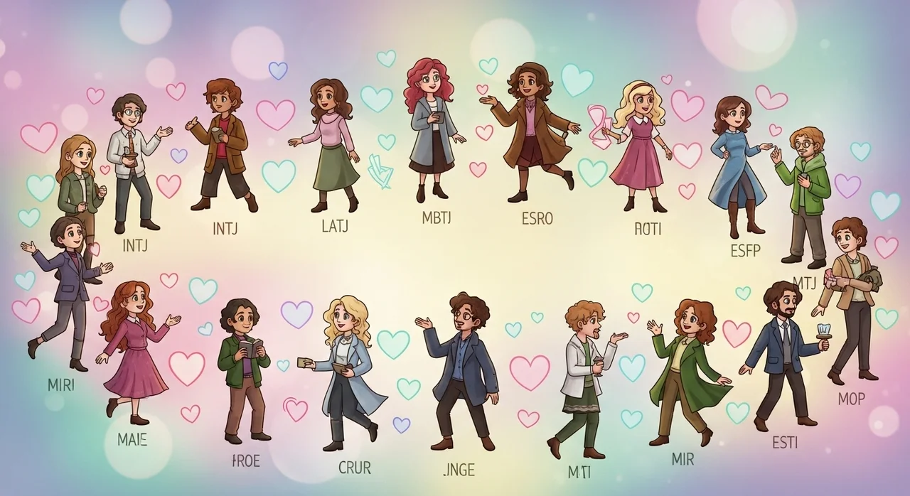MBTI 유형별 사랑에 빠졌을 때 나타나는 찐사랑 특징 16가지