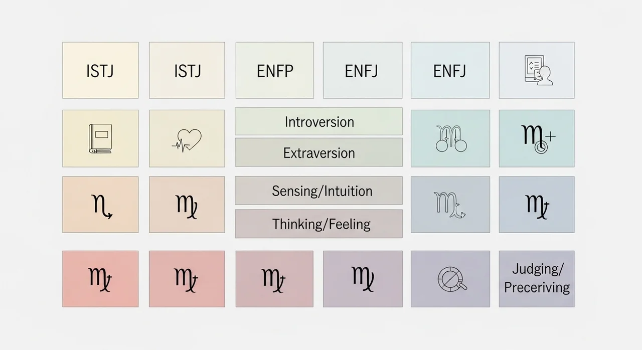 한눈에 보는 ISFP 연애 스타일 핵심 요약