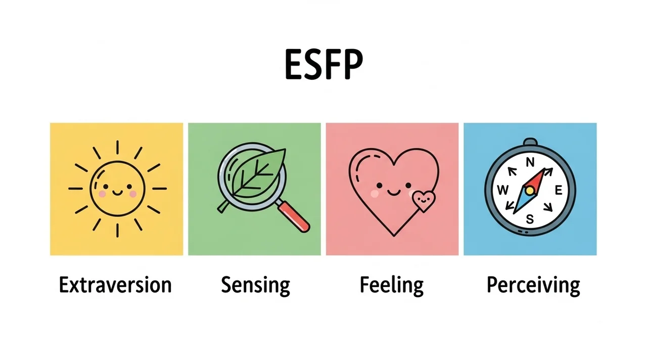 ESFP 성격 특징 한눈에 보기