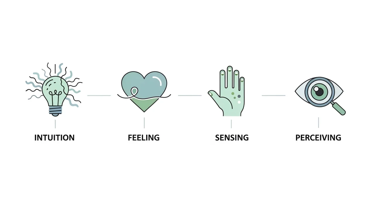 한눈에 보는 MBTI 4기질별 유혹 포인트 요약