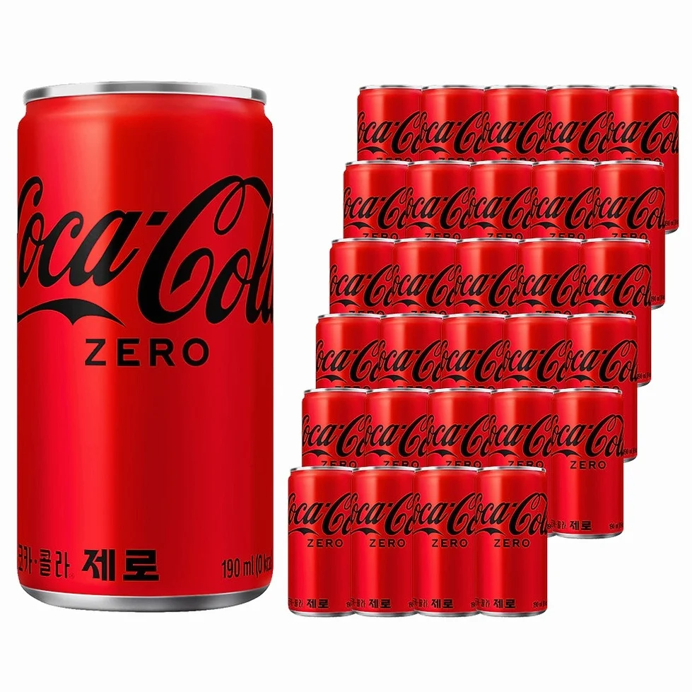 코카콜라 제로, 190ml, 30개