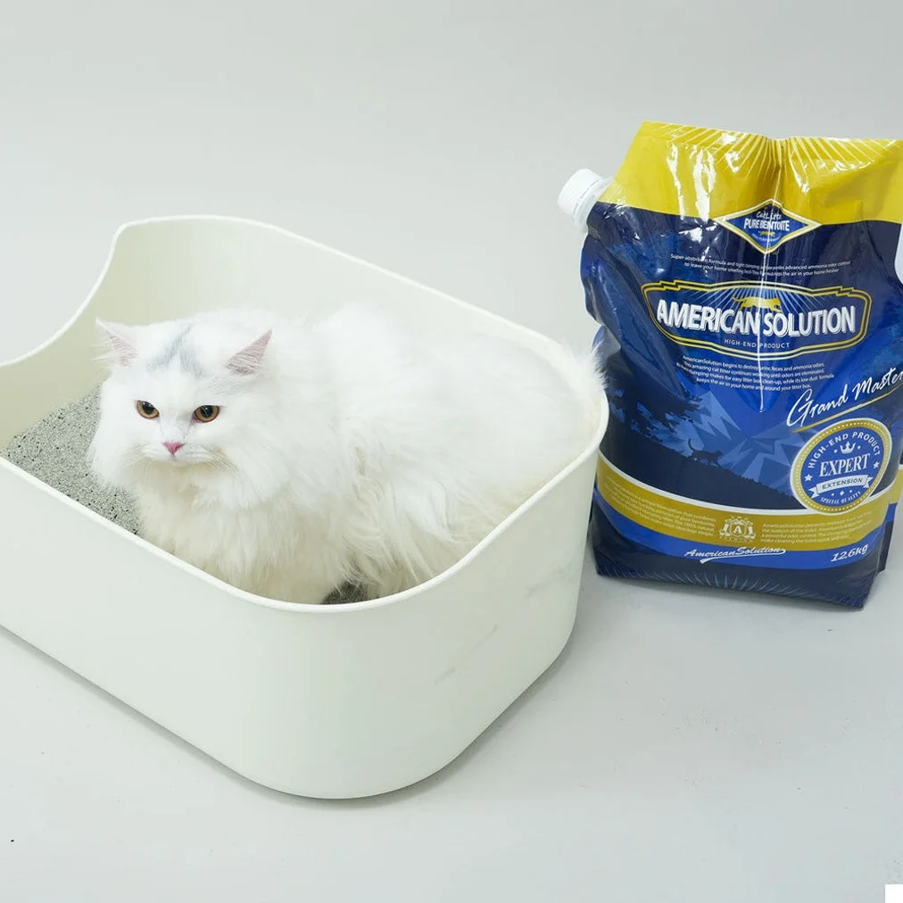 아메리칸솔루션 그랜드마스터 프리미엄 대용량 12.6kg 벤토나이트 고양이모래 상세 이미지 3
