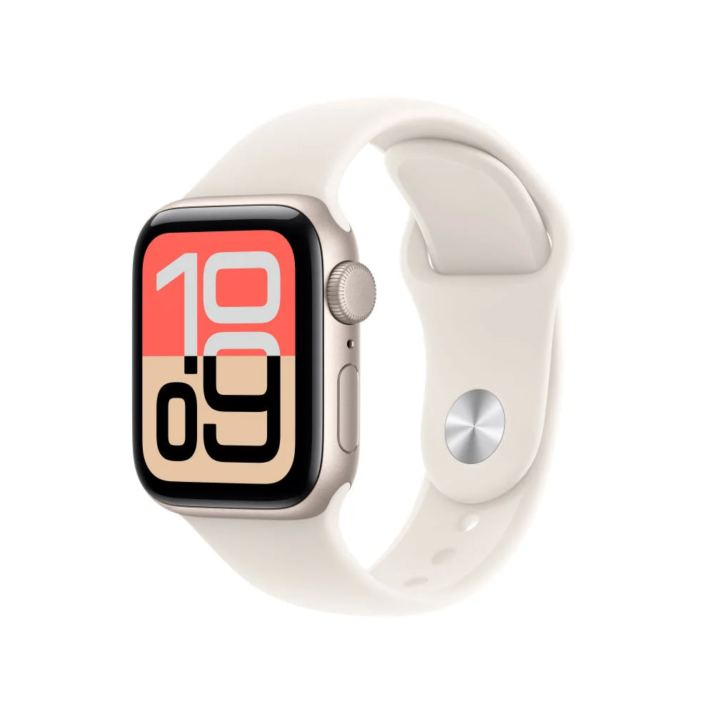 애플워치 SE 3 GPS 스타라이트, 40mm, 스타라이트 스포츠밴드 (S/M)